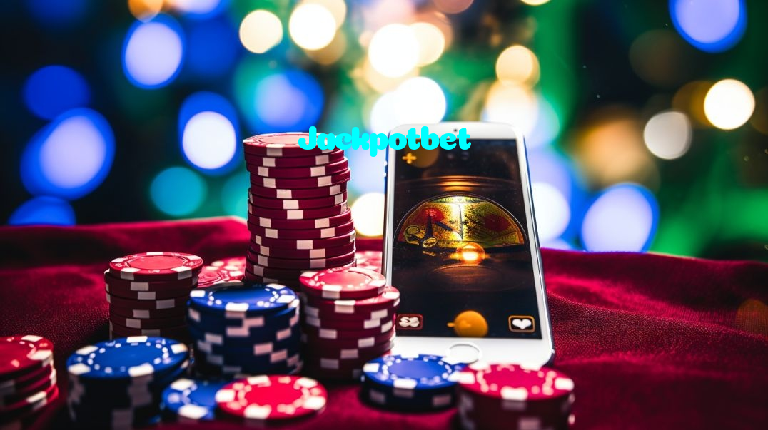Jackpotbet casino presented on mobile device in Pakistan with slots and live games